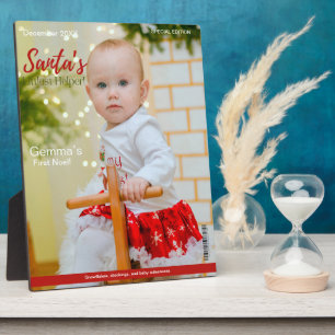 Magazine decken meinen ersten Weihnachtsstein ab Fotoplatte