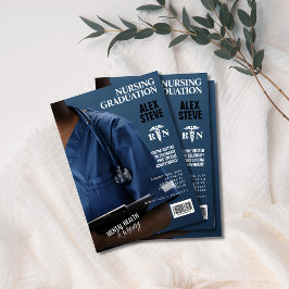 Magazine für das Foto der Krankenpflegerschule Einladung