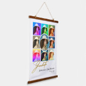 Magazine Pop Art Retro Diptych Abschluss Foto Wandteppich Mit Holzrahmen (Gewinkelt)