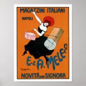 Magazzini Italiani ~ E. A. Mele co. Poster (Vorne)