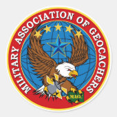 MAGC Screenshot Runder Aufkleber (Vorderseite)