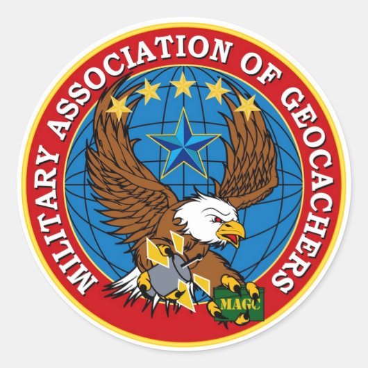 MAGC Screenshot Runder Aufkleber (Vorderseite)