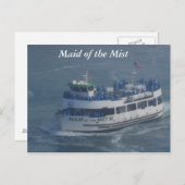 Magd des Nebels auf dem Fluss Niagara . Postkarte (Vorne/Hinten)