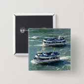 Magd of the Mist Boat: Niagara Falls Button (Vorne & Hinten)