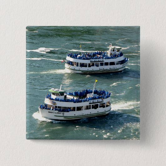 Magd of the Mist Boat: Niagara Falls Button (Vorderseite)