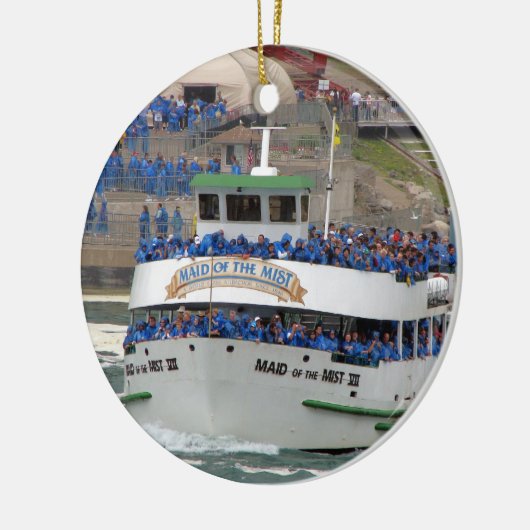 Magd of the Mist Boat: Niagara Falls Keramikornament (Links)