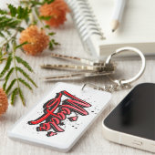 Magda Heart Splash Graffiti Schlüsselanhänger (Vorderseite rechts)