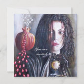 MAGDALEN-Edelstein Rot Einladung (Vorderseite)