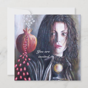 MAGDALEN-Edelstein Rot Einladung