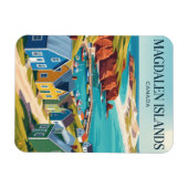 Magdalen-Inseln Kanada Magnet (Horizontal)