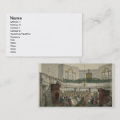 Magdalen Kapelle, von 'Ackermanns Microkosmos von Visitenkarte (Vorne/Hinten)