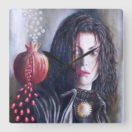 MAGDALEN QUADRATISCHE WANDUHR (Vorderseite)