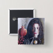 MAGDALEN UND POMEGRANAT BUTTON (Vorne & Hinten)