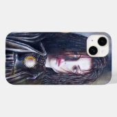 MAGDALEN UND POMEGRANIEN Schwarz-weiß Red Case-Mate iPhone Hülle (Rückseite (Horizontal))