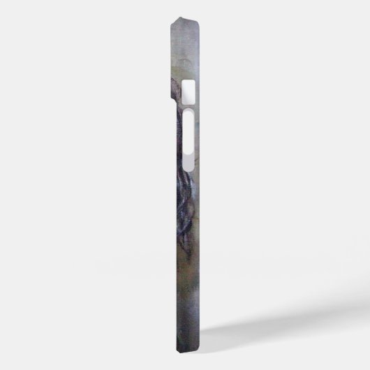 MAGDALEN UND POMEGRANIEN Schwarz-weiß Red Case-Mate iPhone Hülle (Rückseite / Links)