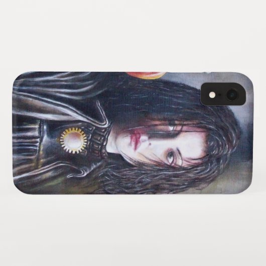 MAGDALEN UND POMEGRANIEN Schwarz-weiß Red Case-Mate iPhone Hülle (Rückseite (Horizontal))