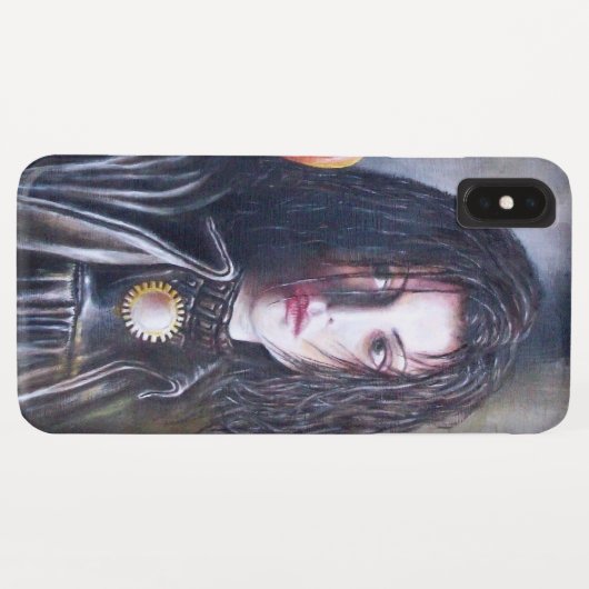 MAGDALEN UND POMEGRANIEN Schwarz-weiß Red Case-Mate iPhone Hülle (Rückseite (Horizontal))