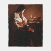 Magdalena mit der Rauchflame, La Tour Fleecedecke (Vorderseite)