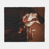 Magdalena mit der Rauchflame, La Tour Fleecedecke (Vorderseite (Horizontal))