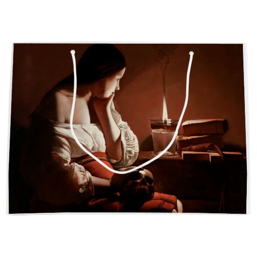 Magdalena mit der Rauchflame, La Tour Große Geschenktüte (Vorderseite)