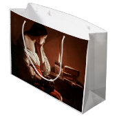 Magdalena mit der Rauchflame, La Tour Große Geschenktüte (Rückseite Schrägansicht)