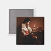 Magdalena mit der Rauchflame, La Tour Magnet (Vorderseite/Rückseite)