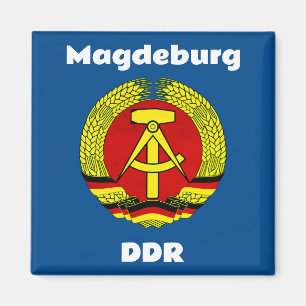 Magdeburg, DDR, Magdeburg, Deutschland Magnet