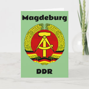 Magdeburg, DDR, Magdeburg, Deutschland (Ossi) Karte