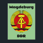 Magdeburg, DDR, Magdeburg, Deutschland (Ossi) Postkarte<br><div class="desc">Magdeburg, DDR, Magdeburg, Deutschland Magdeburg ist die Hauptstadt des deutschen Staat Sachsen-Anhalt. Magdeburg liegt an der Elbe. In der Kathedrale der Stadt begraben ist Otto I, der erste Heilige Römische Kaiser und Gründer der Erzdiözese Magdeburg. Magdeburgs als Magdeburg-Rechte bekannte Fassung des deutschen Stadtrechts breitete sich über Mittel- und Osteuropa aus....</div>