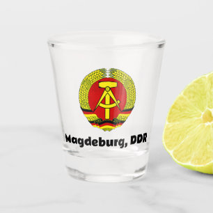 Magdeburg, DDR, Magdeburg, Deutschland (Ossi) Schnapsglas