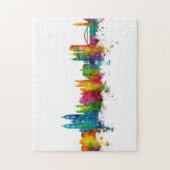 Magdeburg Deutschland Skyline Puzzle (Vertikal)