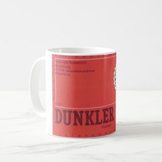 Magdeburg Dunkler Bock Kaffeetasse (Vorderseite Links)