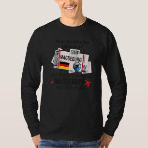 Magdeburg Girl - Magdeburg Boarding Pass - Magdebu T-Shirt