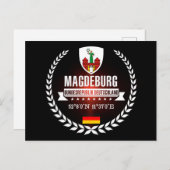 Magdeburg Postkarte (Vorne/Hinten)