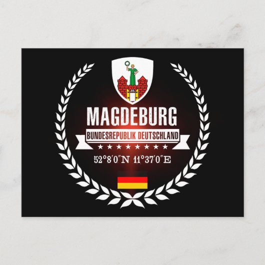 Magdeburg Postkarte (Vorderseite)