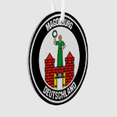Magdeburger RundEmblem Ornament (Vorderseite)