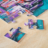 Mage & The City of Shadows Fantasy Art Puzzle (Seite)