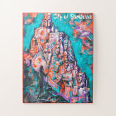 Mage & The City of Shadows Fantasy Art Puzzle (Vertikal)