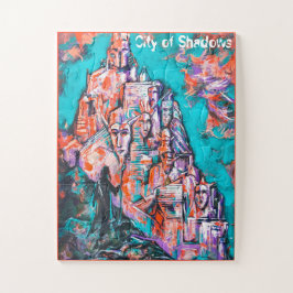 Mage & The City of Shadows Fantasy Art Puzzle