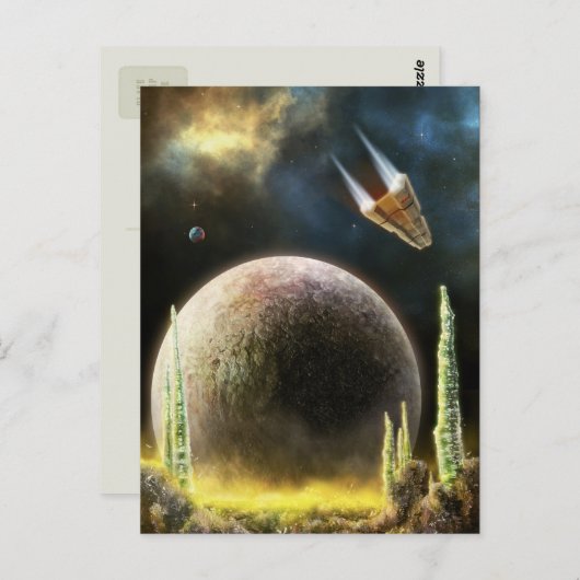 Magellan Explorer - Universe Oberfläche | SF Art Postkarte (Vorne/Hinten)