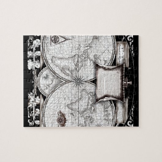 Magellan Karte Puzzle (Horizontal)