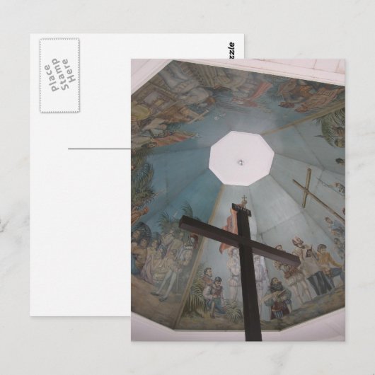 Magellan-Kreuz Postkarte (Vorne/Hinten)