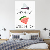 Magellan Water Melon Leinwanddruck (Insitu (Schlafzimmer))