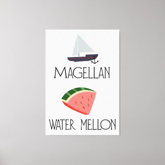 Magellan Water Melon Leinwanddruck (Vorderseite)