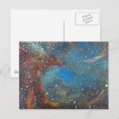 Magellanic Cloud Nebula Space Art Painting Postkarte (Vorne/Hinten)