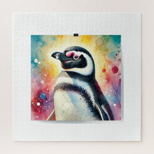 Magellanic Penguin 190724AREF124 - Watercolor Puzzle (Vertikal)
