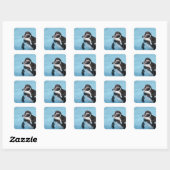 Magellanic Pinguin Sticker (Blatt)