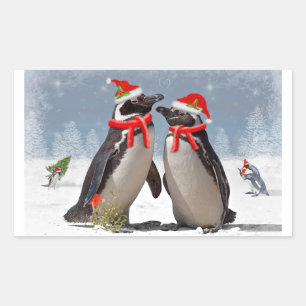 Magellanic Weihnachtssticker Rechteckiger Aufkleber