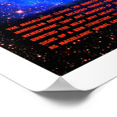 Magellanische Wolken Poster (Ecke)