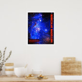 Magellanische Wolken Poster (Küche)